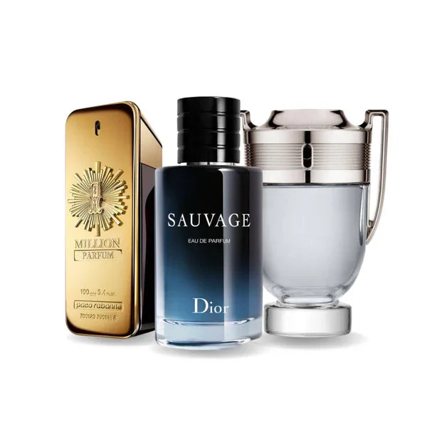 Set di 3 profumi | 1 Million + Sauvage + Invictus